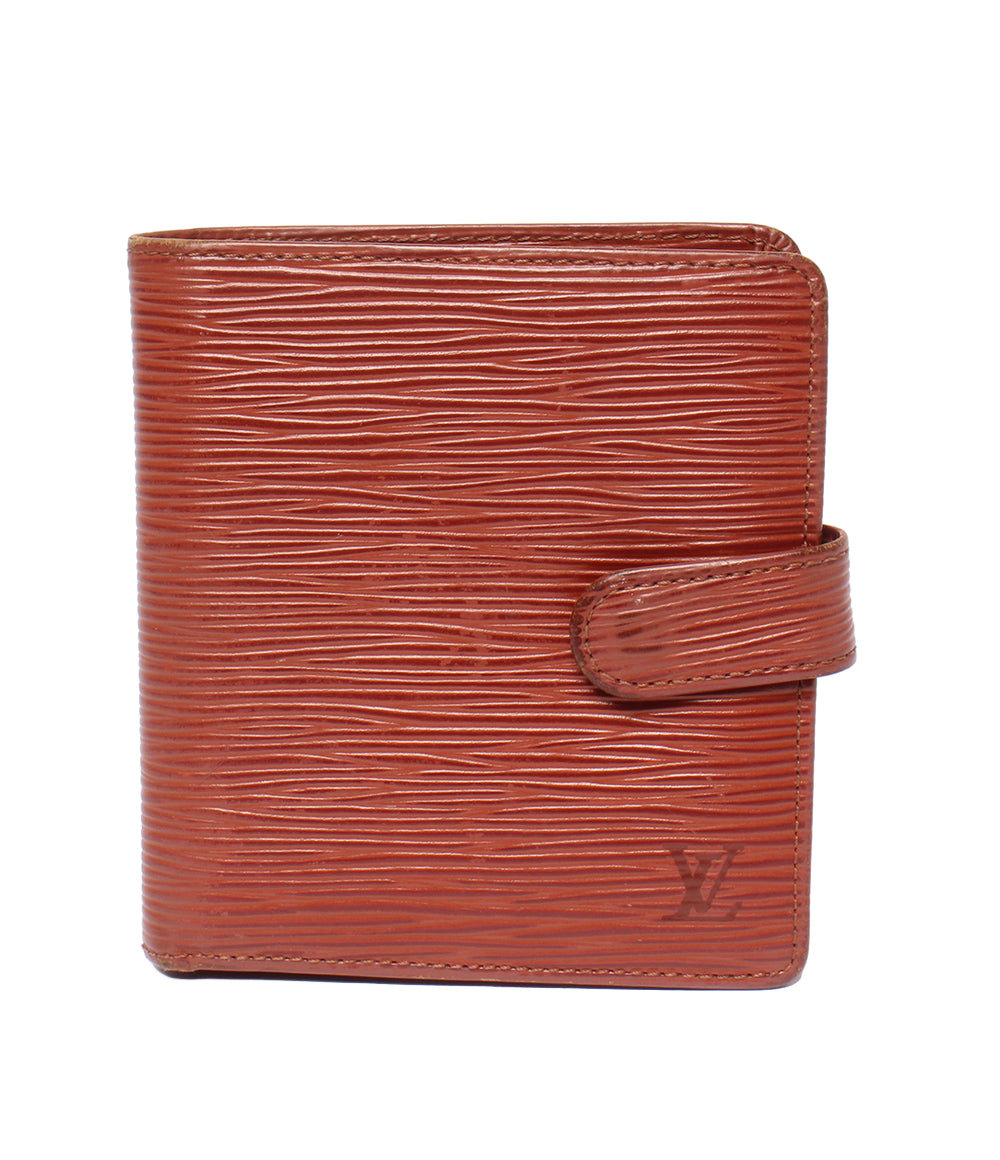 LOUIS VUITTON 二つ折り財布 ポルト ビエ コンパクト エピ M63553 メンズ レディース ルイ・ヴィトン
