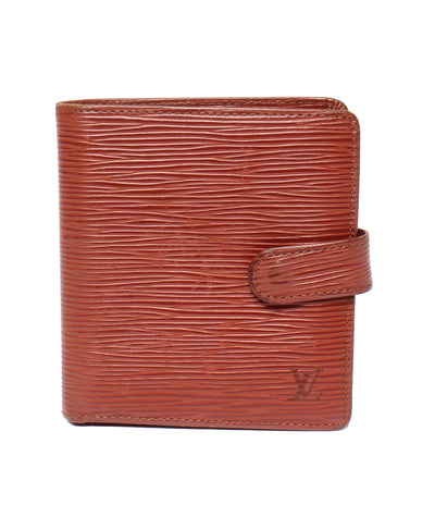 LOUIS VUITTON 二つ折り財布 ポルト ビエ コンパクト エピ M63553 メンズ レディース ルイ・ヴィトン