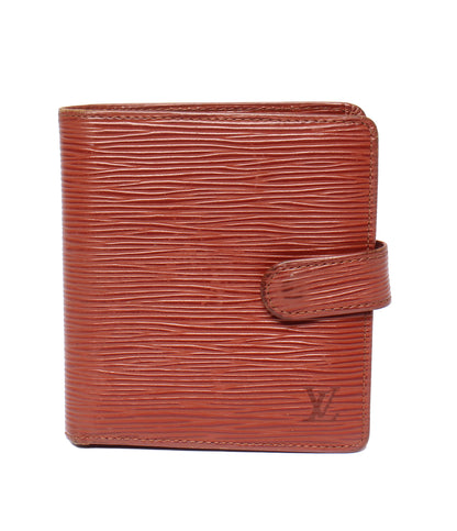 LOUIS VUITTON 二つ折り財布 ポルト ビエ コンパクト エピ M63553 メンズ レディース ルイ・ヴィトン