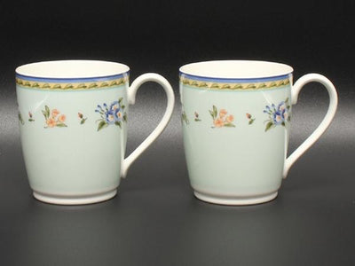 美品 ティファニー マグカップ 2点セット ペア モーニンググローリー TIFFANY&Co.