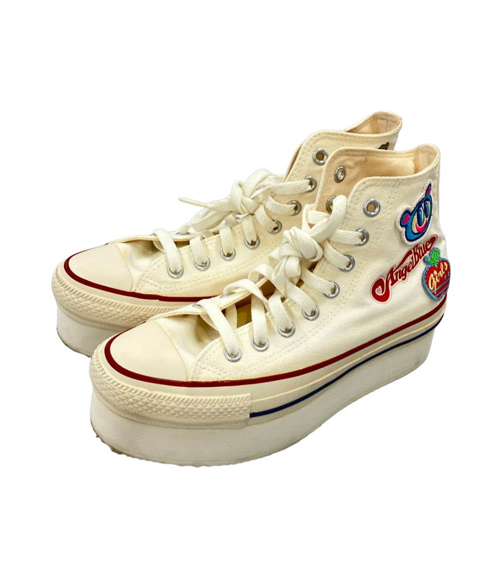 CONVERSE ハイカットスニーカー 厚底 ALL STAR ANGEL BLUE CHUNKYLINE HI 1SD194 レディース SIZE 25.0 コンバース