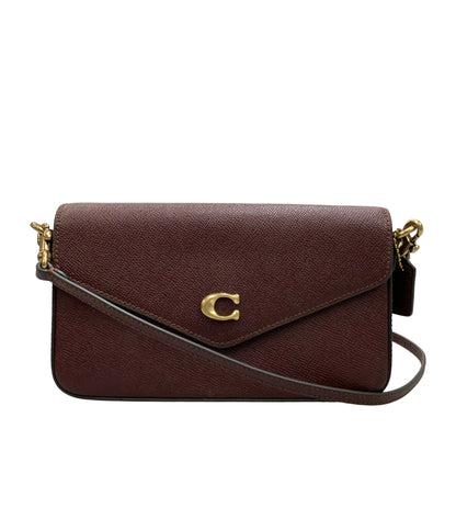 美品 COACH ショルダーバッグ 斜め掛け レザー C8439 レディース コーチ