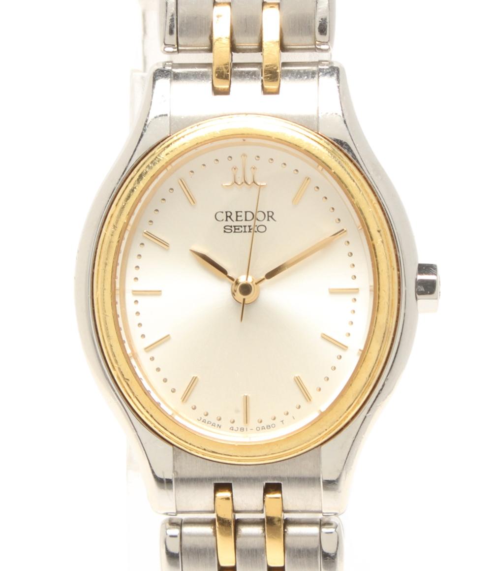 セイコー　SEIKO　クレドール 4J81-5A00 CREDOR セイコー クレドール 4J81-5A00 クオーツ レディース ウォッチ