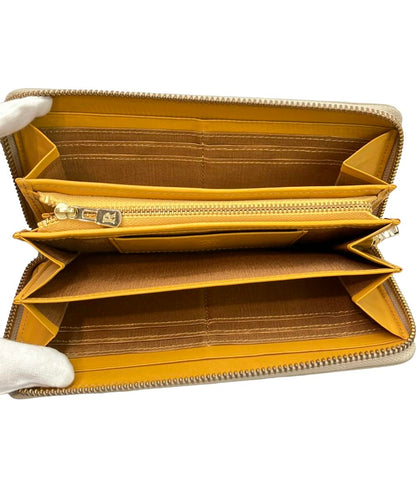 russet ラウンドファスナー長財布 レディース ラシット