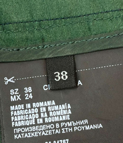 PRADA プリーツフレアスカート グリーンカラー 2017年 レディース SIZE 38 (M) プラダ