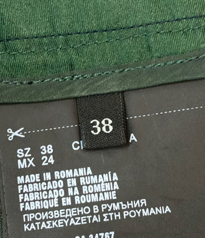 PRADA プリーツフレアスカート グリーンカラー 2017年 レディース SIZE 38 (M) プラダ