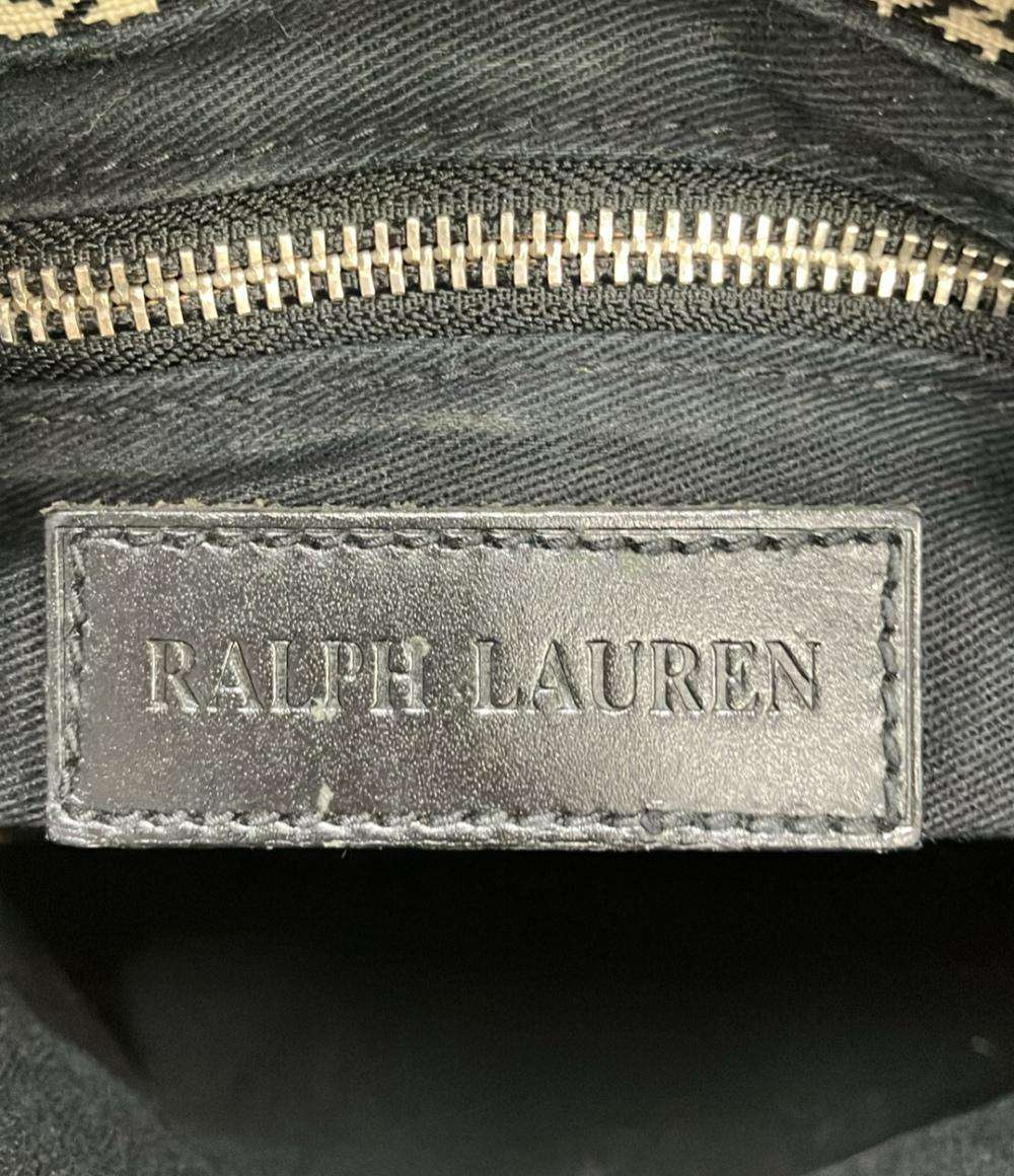 RALPH LAUREN トートバッグ 千鳥格子柄 レディース ラルフローレン