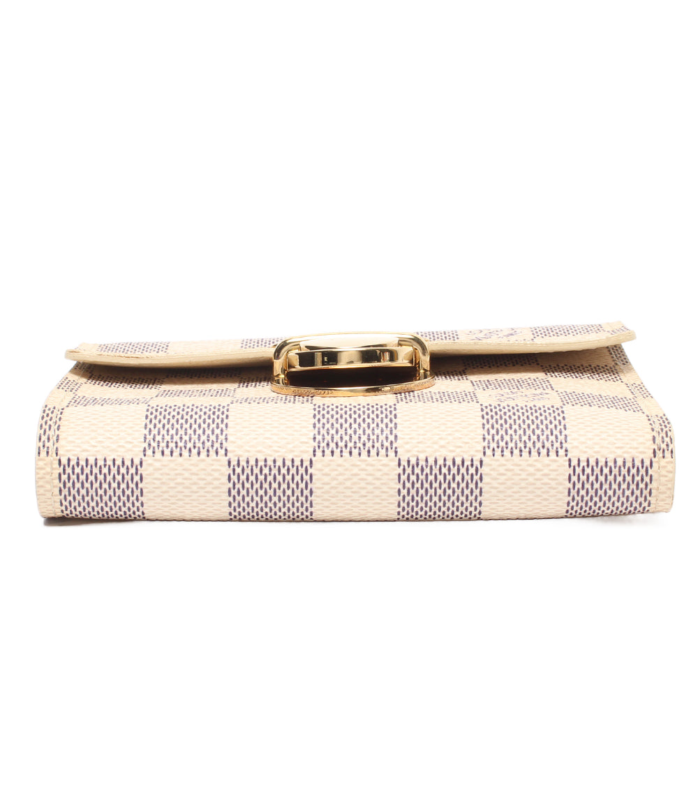 LOUIS VUITTON 三つ折り財布 ポルトフォイユ コアラ ダミエアズール N60013 レディース ルイ・ヴィトン