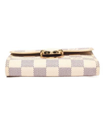 LOUIS VUITTON 三つ折り財布 ポルトフォイユ コアラ ダミエアズール N60013 レディース ルイ・ヴィトン