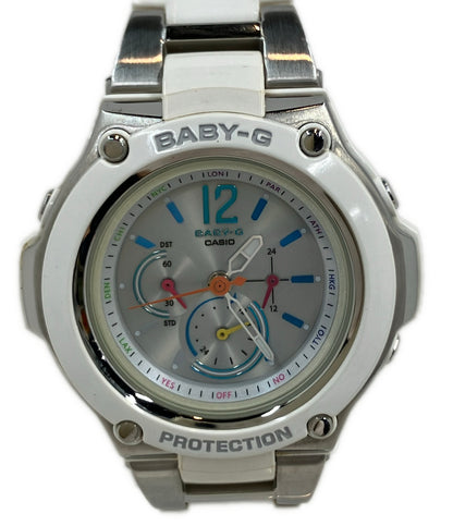CASIO 腕時計 Baby-G ソーラー シルバー BGA-1400 レディース カシオ