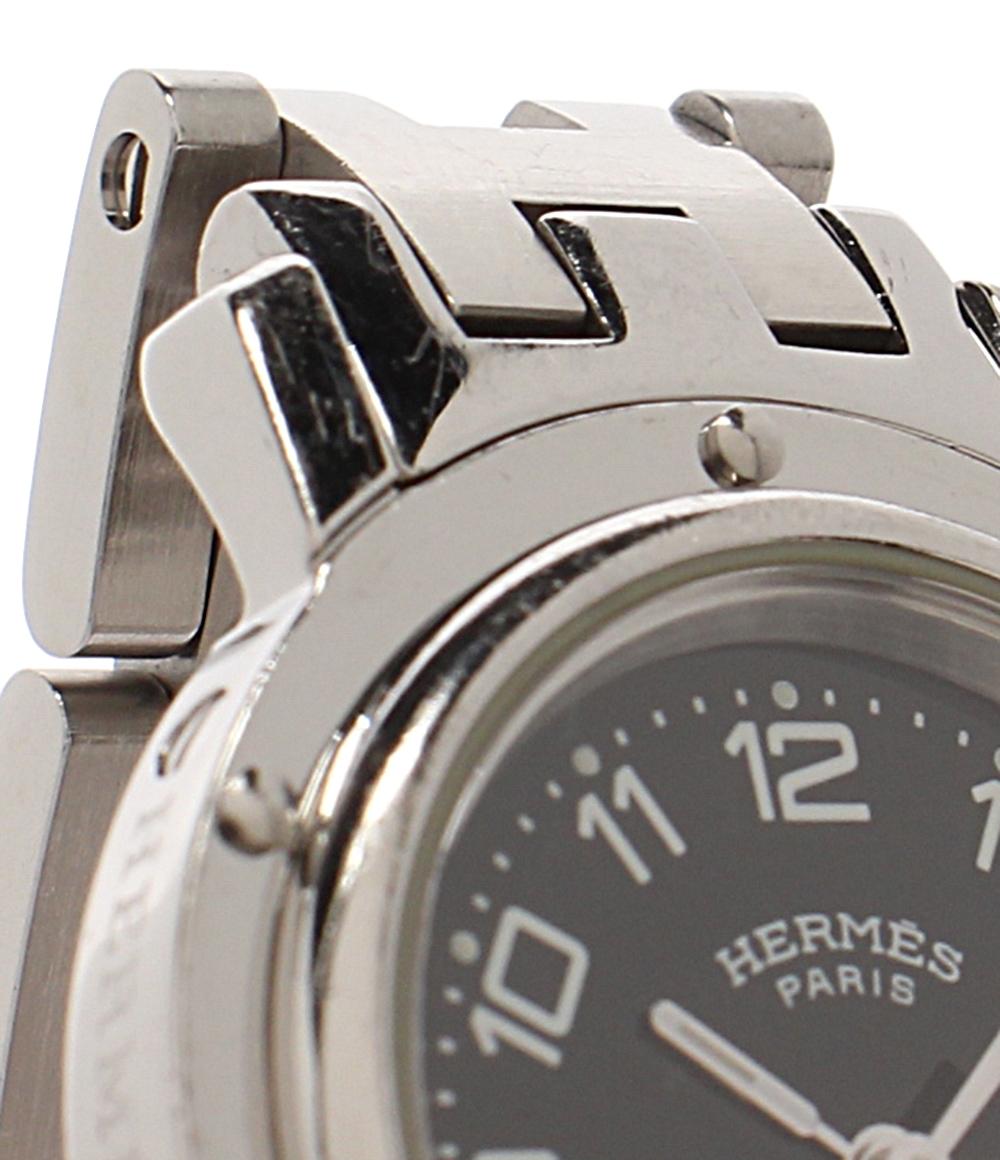 HERMES 腕時計 クオーツ ブラック CL4.210 レディース エルメス