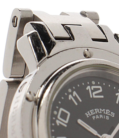 HERMES 腕時計 クオーツ ブラック CL4.210 レディース エルメス