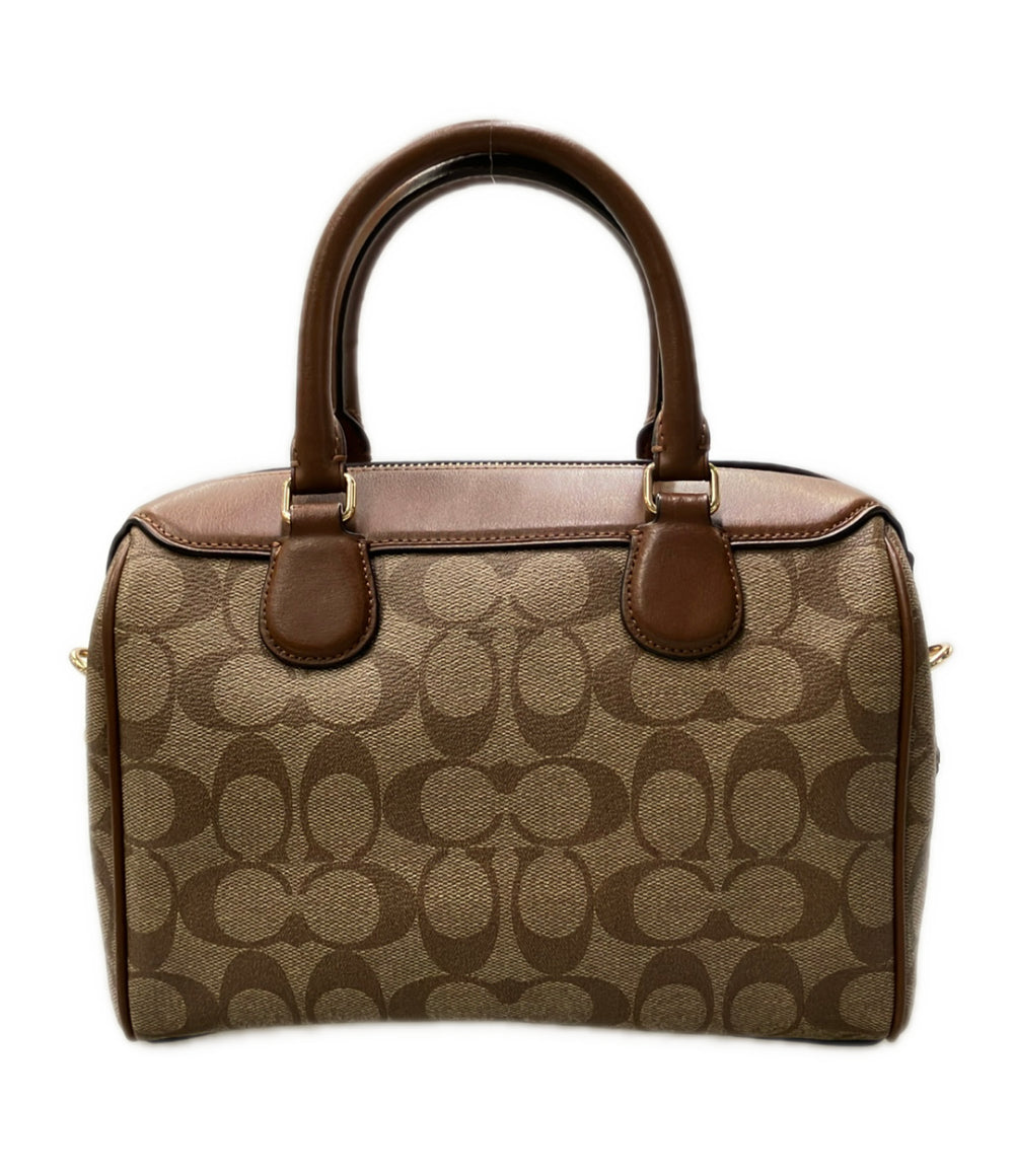 美品 COACH ハンドバッグ ショルダーバッグ 2WAY 斜め掛け シグネチャー F67370 レディース コーチ