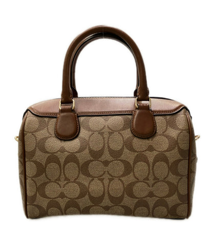 美品 COACH ハンドバッグ ショルダーバッグ 2WAY 斜め掛け シグネチャー F67370 レディース コーチ
