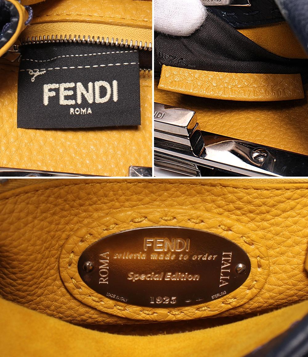 FENDI 2wayハンドバッグ ショルダーバッグ 斜め掛け ピーカブー ミニ