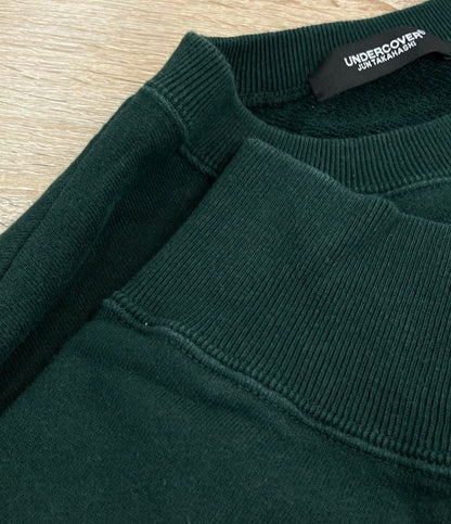 UNDERCOVER スウェットシャツ ダークグリーン プルオーバー グラフィックプリント UC1D1895-2 レディース SIZE 1 (S) アンダーカバー