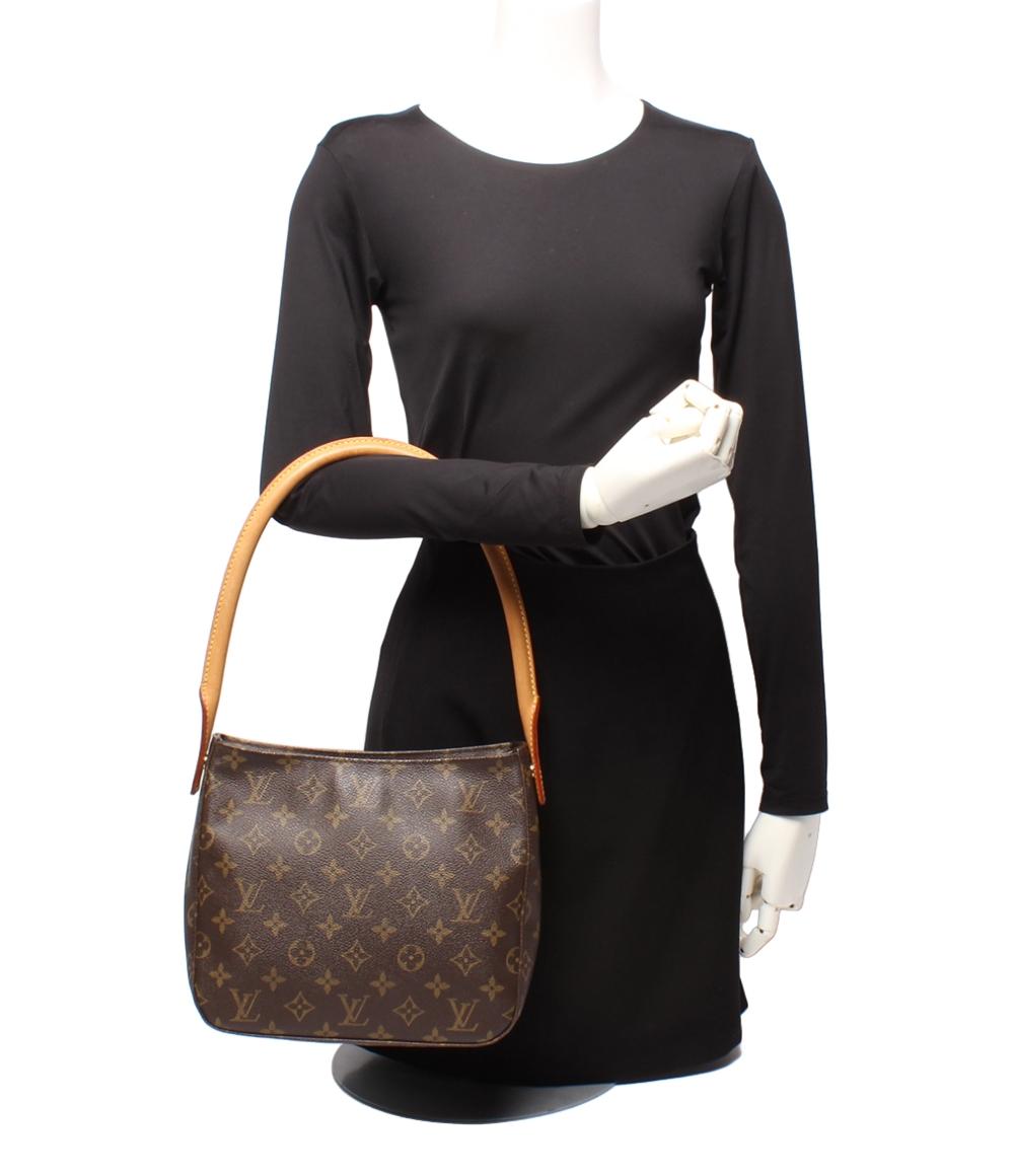 LOUIS VUITTON ルイヴィトン モノグラム ルーピングMM レザーワンショルダーバッグ ハンドバッグ ブラウン M51146 ルーピング 送料無料 LOUIS VUITTON ルイヴィトン モノグラム