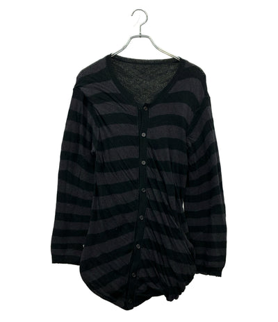 Yohji Yamamoto POUR HOMME 長袖カーディガン ボーダー HG-K85-085 メンズ SIZE 3 (L) ヨウジヤマモトプールオム