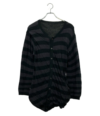 Yohji Yamamoto POUR HOMME 長袖カーディガン ボーダー HG-K85-085 メンズ SIZE 3 (L) ヨウジヤマモトプールオム