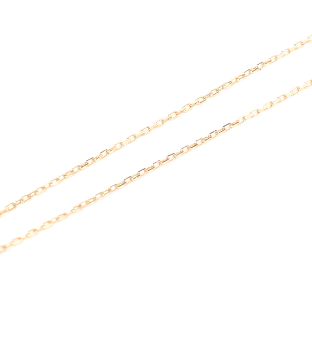 美品 VENDOME AOYAMA ネックレス K10 ペリドット ダイヤ レディース ヴァンドームアオヤマ