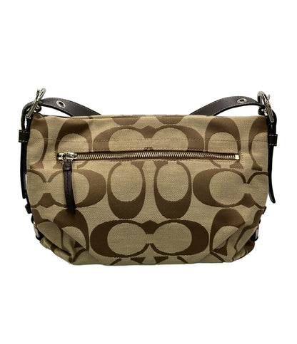 美品 COACH ショルダーバッグ 斜め掛け シグネチャー F15068 レディース コーチ