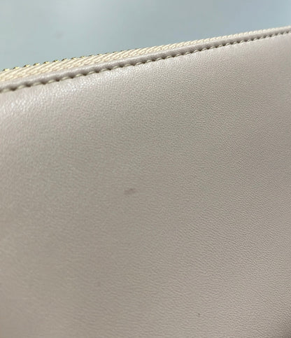 美品 BARCOS ラウンドファスナー長財布 レザー レディース バルコス