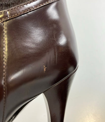GUCCI ロングブーツ ハラコ レディース SIZE 37 1/2 C (24.5cm) グッチ