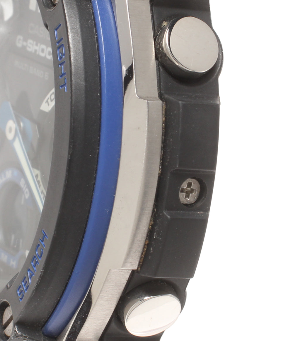 CASIO 腕時計 Gスチール G-STEEL 電波ソーラー G-SHOCK ソーラー ブラック GST-W100D メンズ カシオ