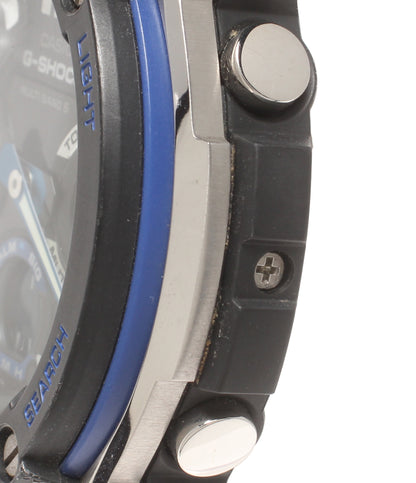 CASIO 腕時計 Gスチール G-STEEL 電波ソーラー G-SHOCK ソーラー ブラック GST-W100D メンズ カシオ