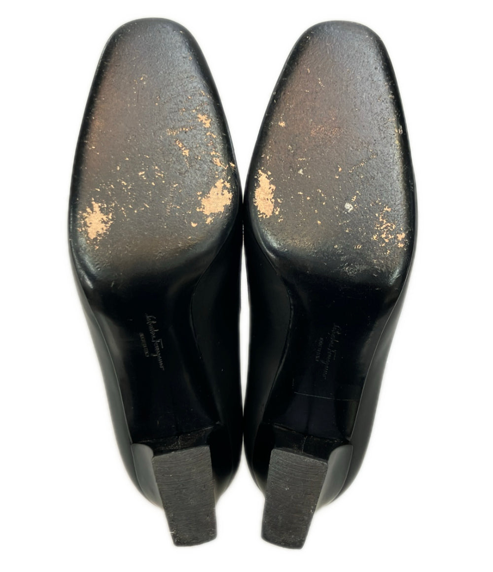 Salvatore Ferragamo チャンキーヒールパンプス レディース SIZE 7 サルヴァトーレフェラガモ