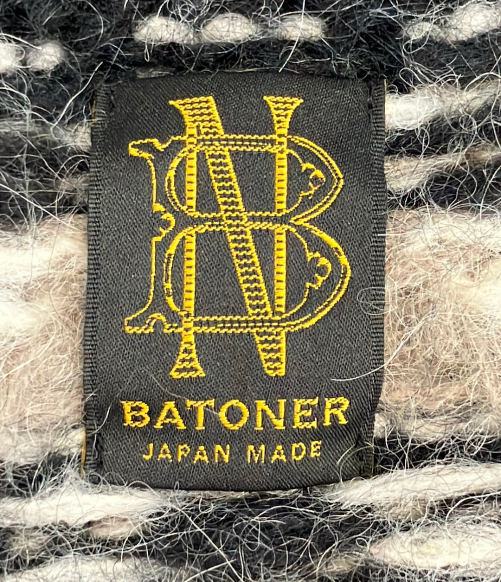 美品 BATONER カーディガン モヘヤ ニット BN-21FL-052 レディース SIZE 1 (S) バトナー