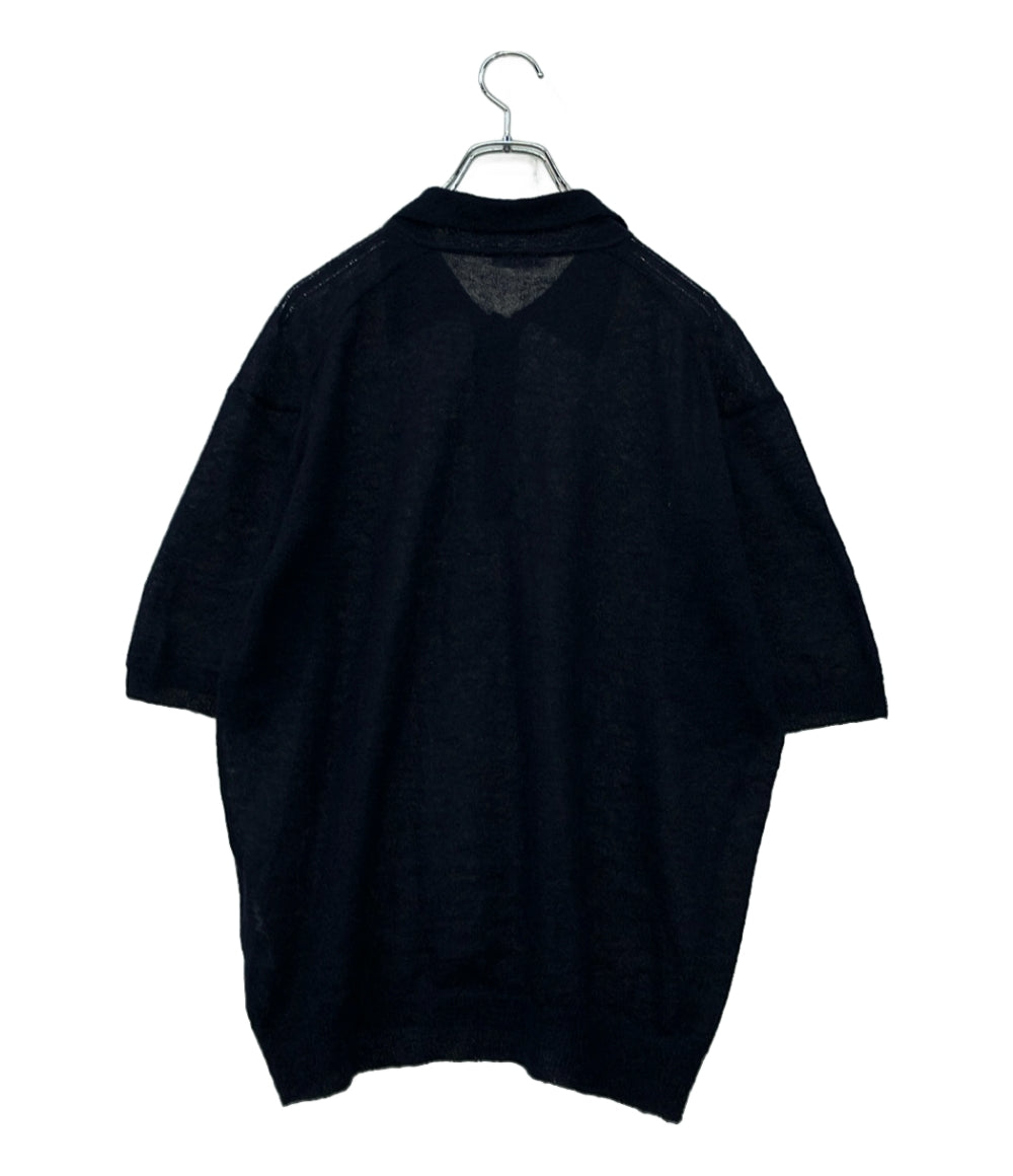 AURALEE 半袖ポロシャツ MOHAIR SHEER KNIT A25SP03FG メンズ SIZE 3 (L) オーラリー