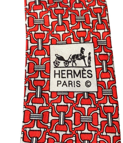 美品 エルメス ネクタイ シルク100% メンズ HERMES