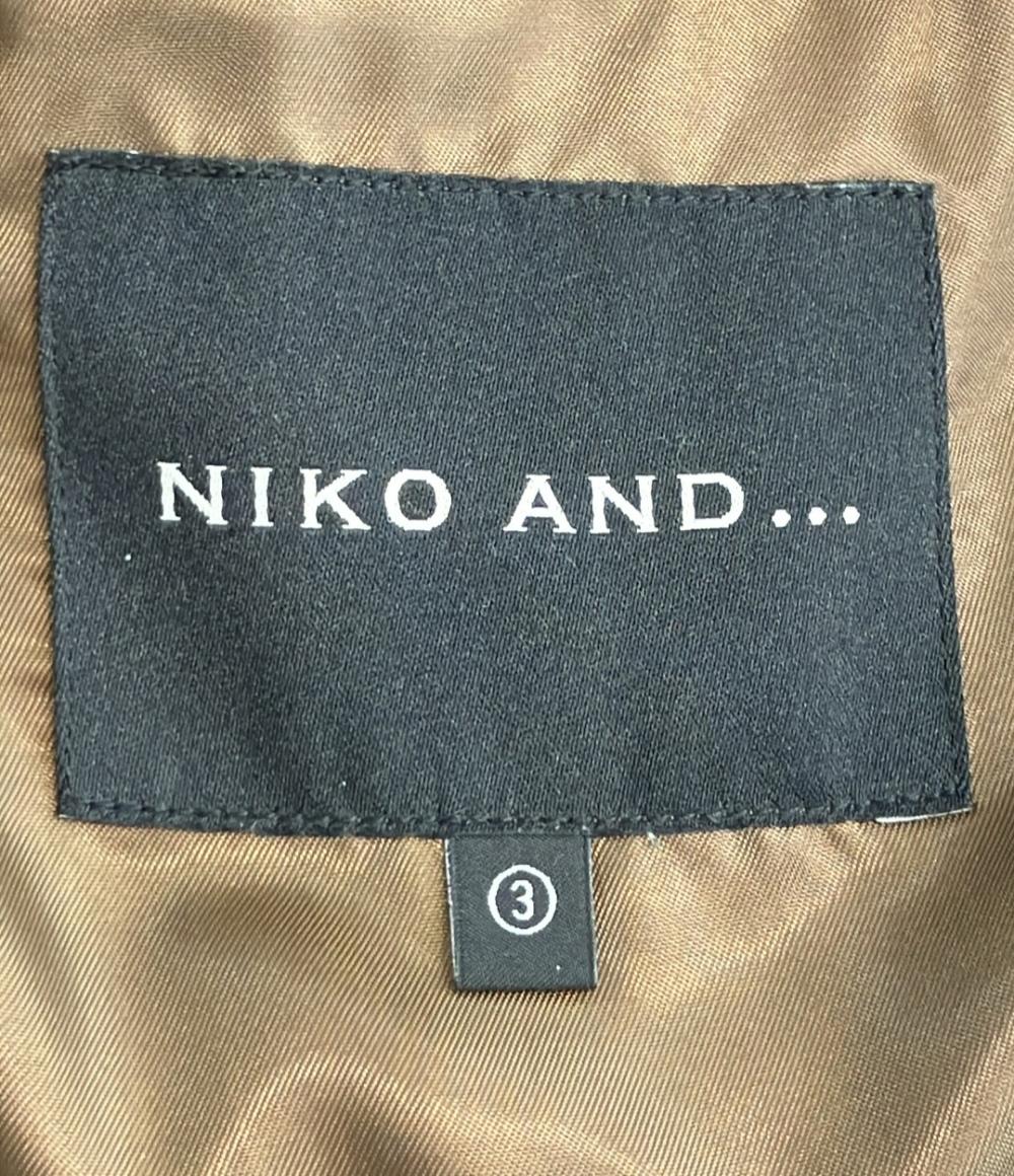 ニコアンド チェスターコート レディース SIZE 3 (L) niko and...