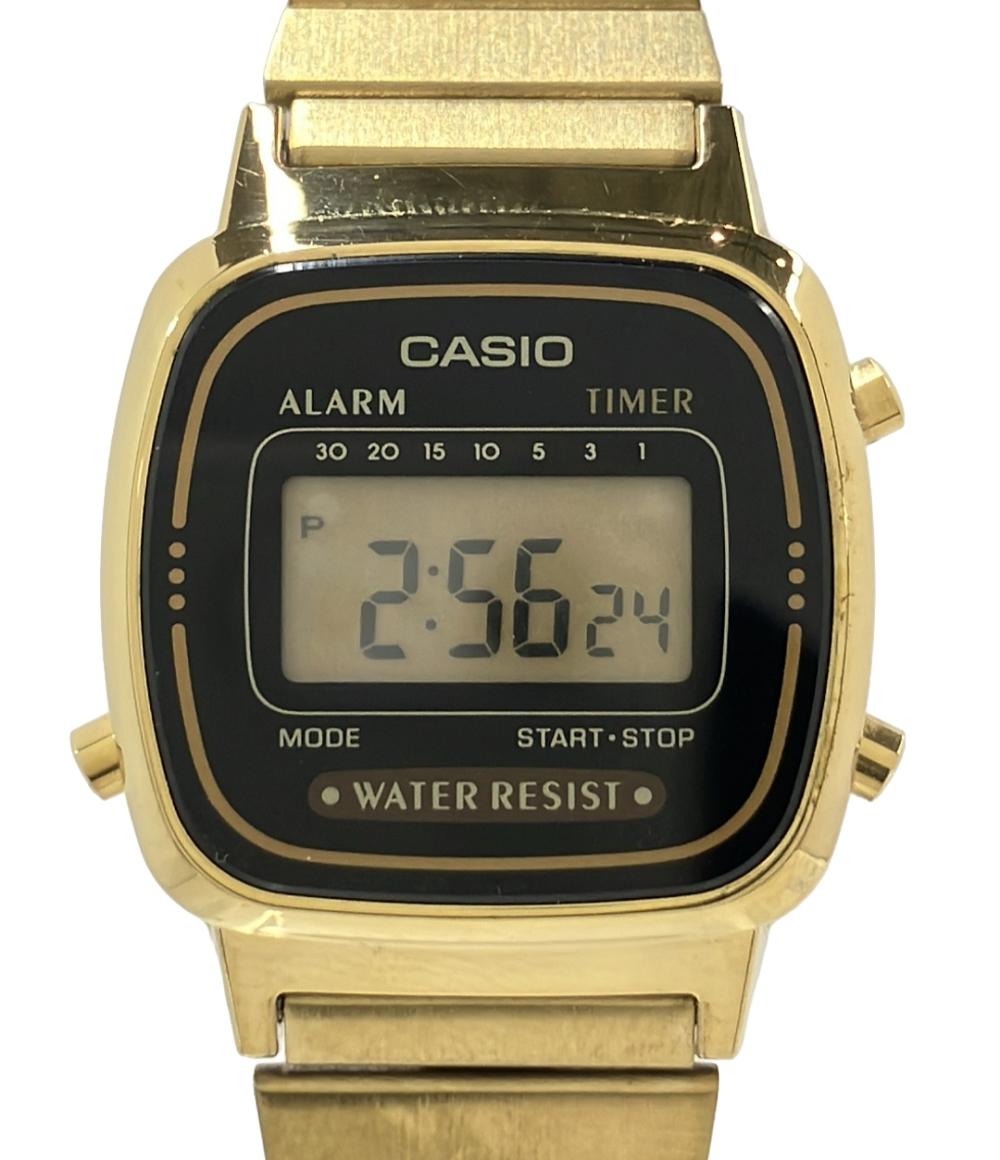 CASIO 腕時計 クオーツ ブラック LA670W レディース カシオ