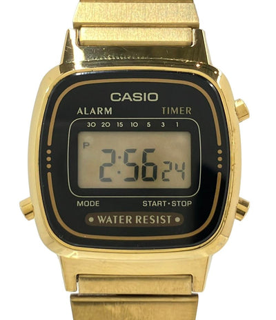 CASIO 腕時計 クオーツ ブラック LA670W レディース カシオ