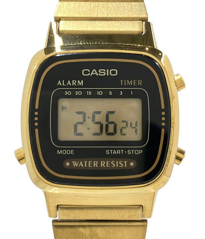 CASIO 腕時計 クオーツ ブラック LA670W レディース カシオ