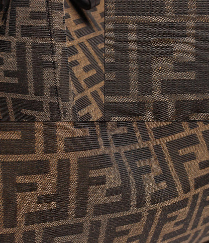 フェンディ ショルダーバッグ 巾着型 ゴールド金具 Fendi Origami ミディアム FFモチーフ ジャカードファブリック ズッカ 8BH414AFPMF1GL7 レディース