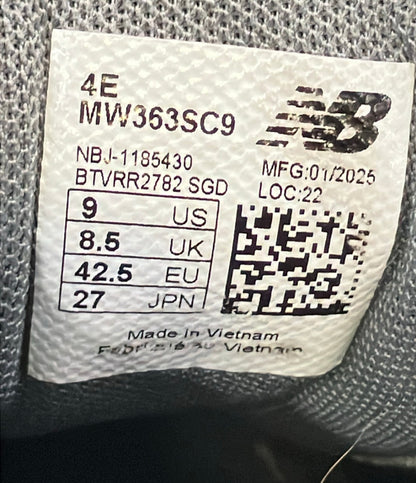 NEW BALANCE ローカットスニーカー サイドジップ MW363SC9 メンズ SIZE 27.0 ニューバランス