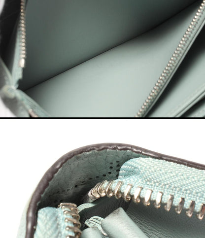 ルイ・ヴィトン ラウンドファスナー長財布 ジッピーウォレット マヒナ M83489 レディース LOUIS VUITTON