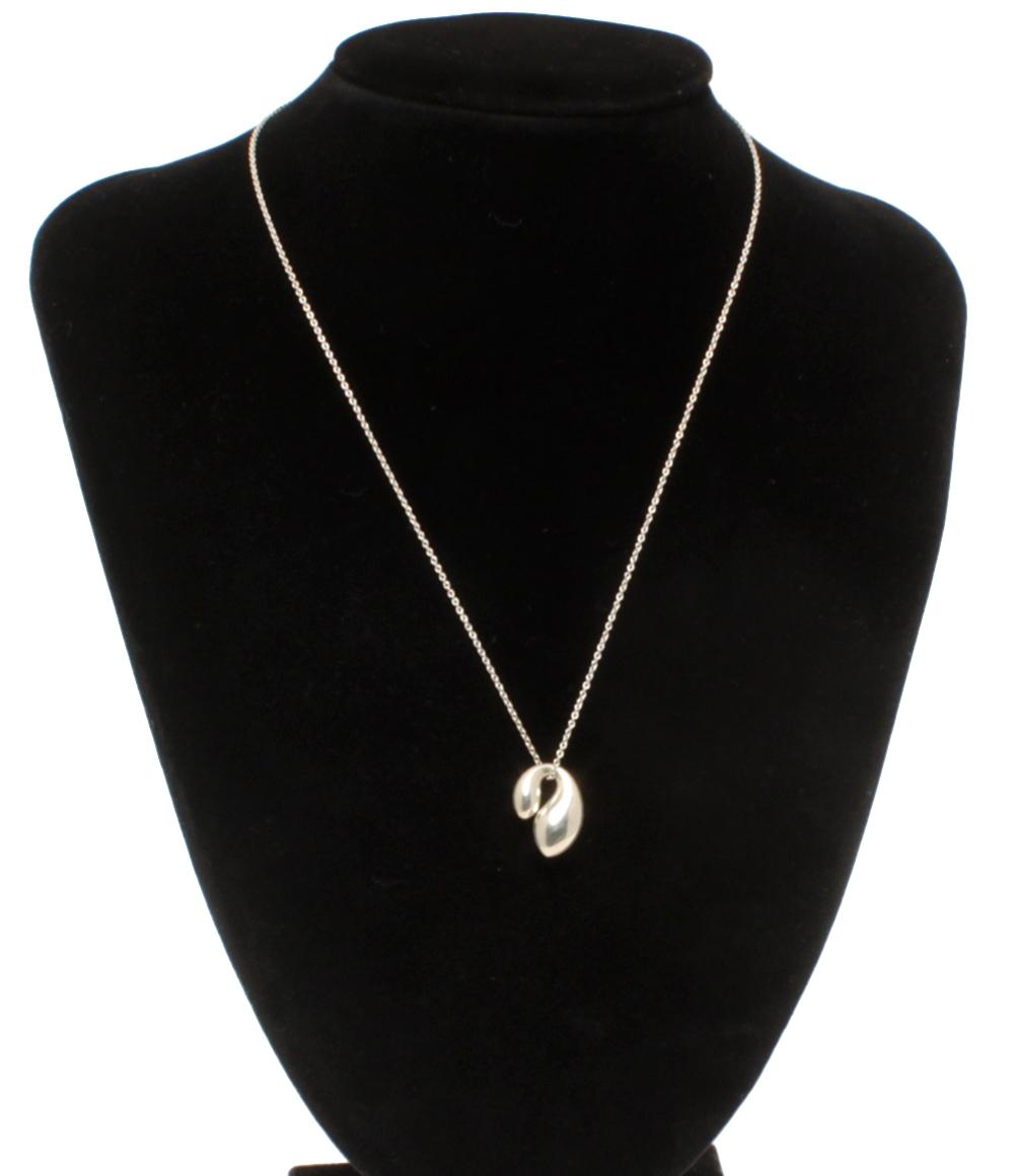 TIFFANY&Co. ネックレス SV925 ダブルティアドロップ エルサ ペレッティ レディース ティファニー