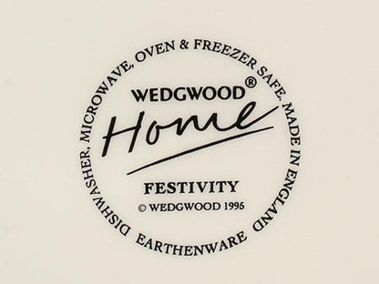 WEDGWOOD プレート 大皿 2点セット 27cm フェスティビティ アイボリー ウェッジウッド