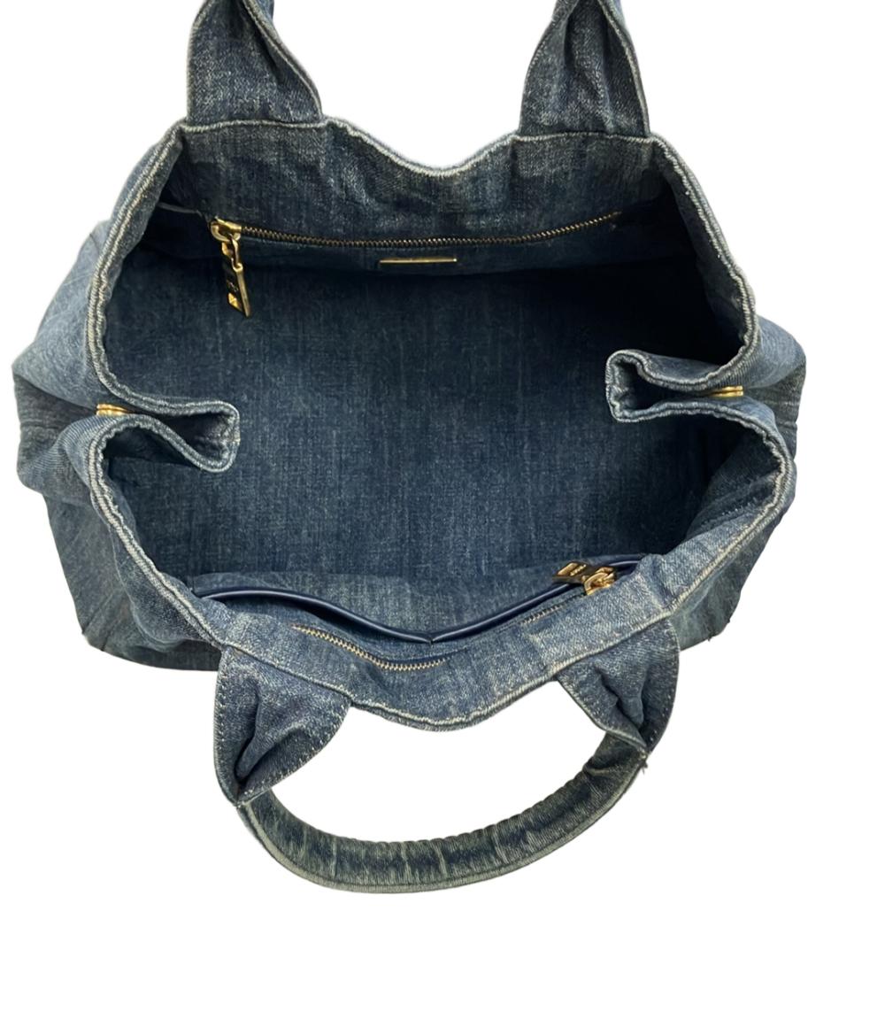 PRADA トートバッグ デニム レディース プラダ