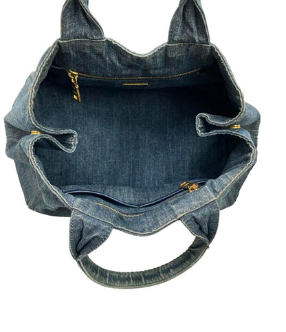 PRADA トートバッグ デニム レディース プラダ