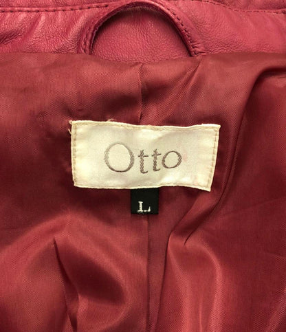 訳あり オットー レザージャケット レディース SIZE L (L) Otto