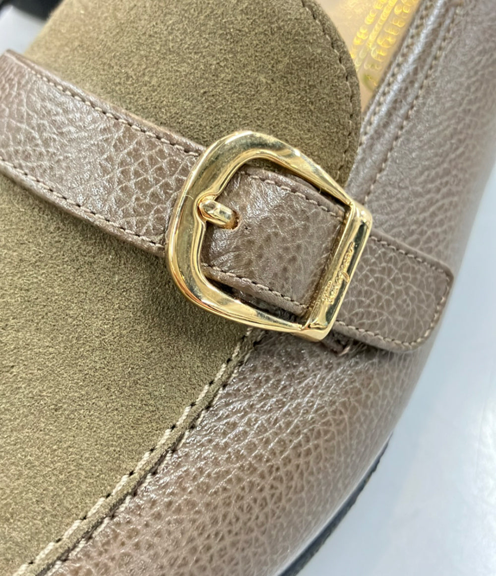 Salvatore Ferragamo ローファー スエード レディース SIZE 9 (26.5cm) サルヴァトーレフェラガモ