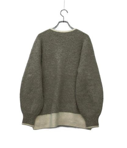 美品 UNITED ARROWS 長袖ニット フォックス カシミアヤ クルーネック セレクトショップ タグ付き 1513-1-042008 レディース ユナイテッドアローズ