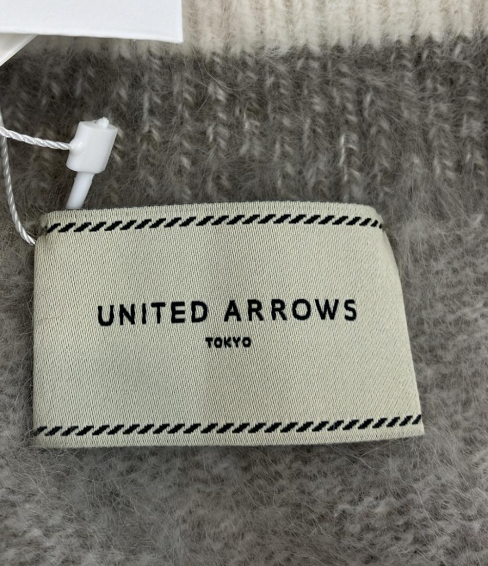 美品 UNITED ARROWS 長袖ニット フォックス カシミアヤ クルーネック