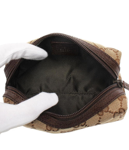 美品 グッチ ポーチ GGキャンバス 29 596 205027 レディース GUCCI