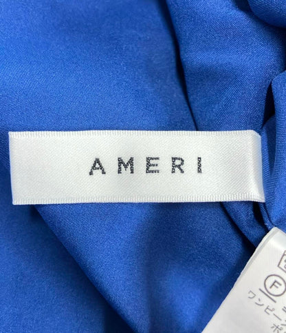 アメリ サテンフレアロングキャミワンピース レディース SIZE M AMERI